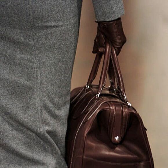 Ralph Lauren Collection ~ Black Cashmere Lined Lamb Suede Fringe Trimmed Gloves - Picture 6 of 16